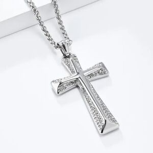 Stunning Stainless Steel Cross Necklace